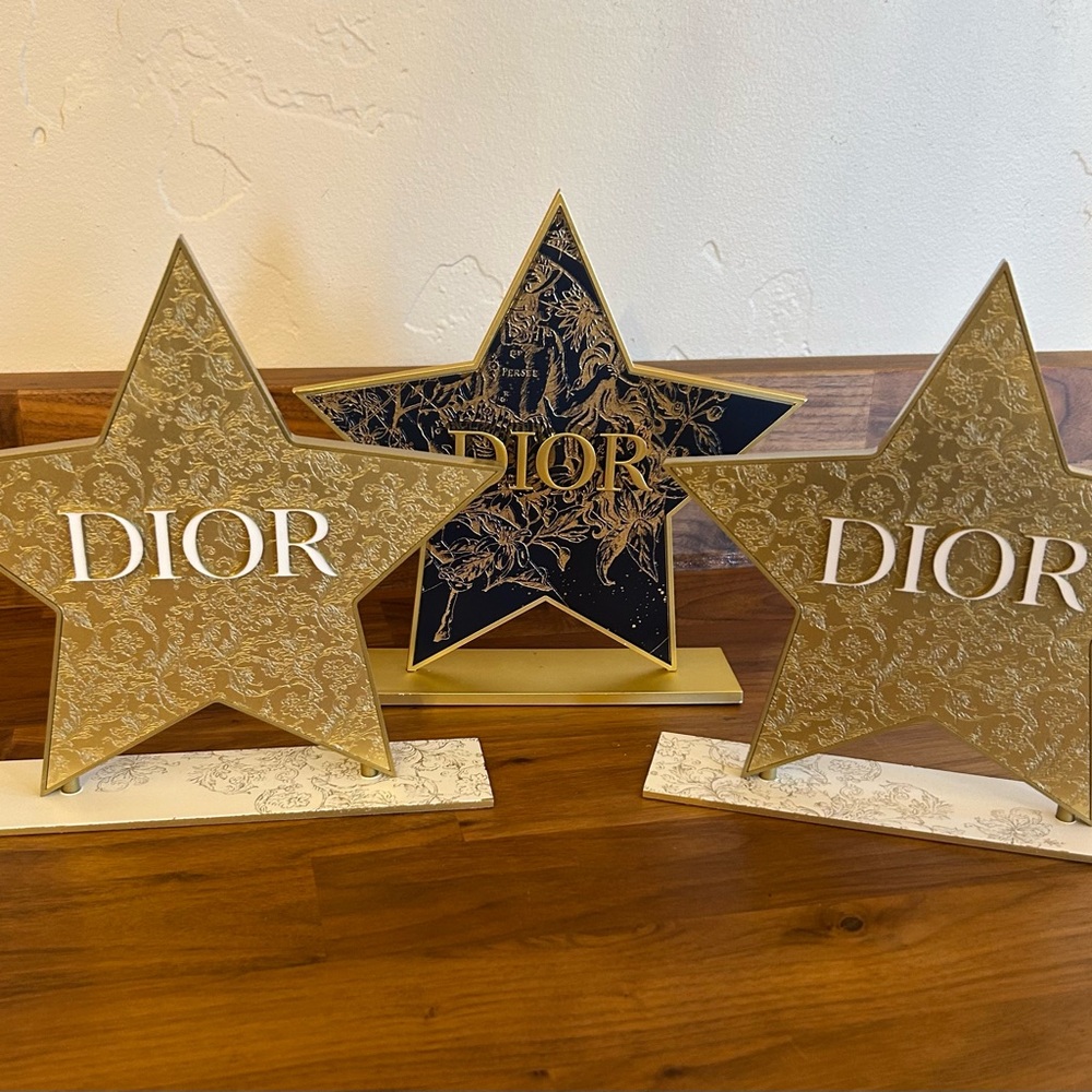 Dior Star-Shaped Decorative Pieces
